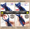 [KASSAI] One-touch tie, black, 10-second attachment, zip-type, easy to tie, no-tie tie, for formal occasions (A (matte))
