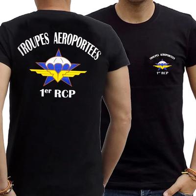French Foreign Legion 1er RCP Paratroopers Regiment T-Shirt Streetwear New 100% Cotton Short Sleeve O-Neck Casual Mens T-shirt