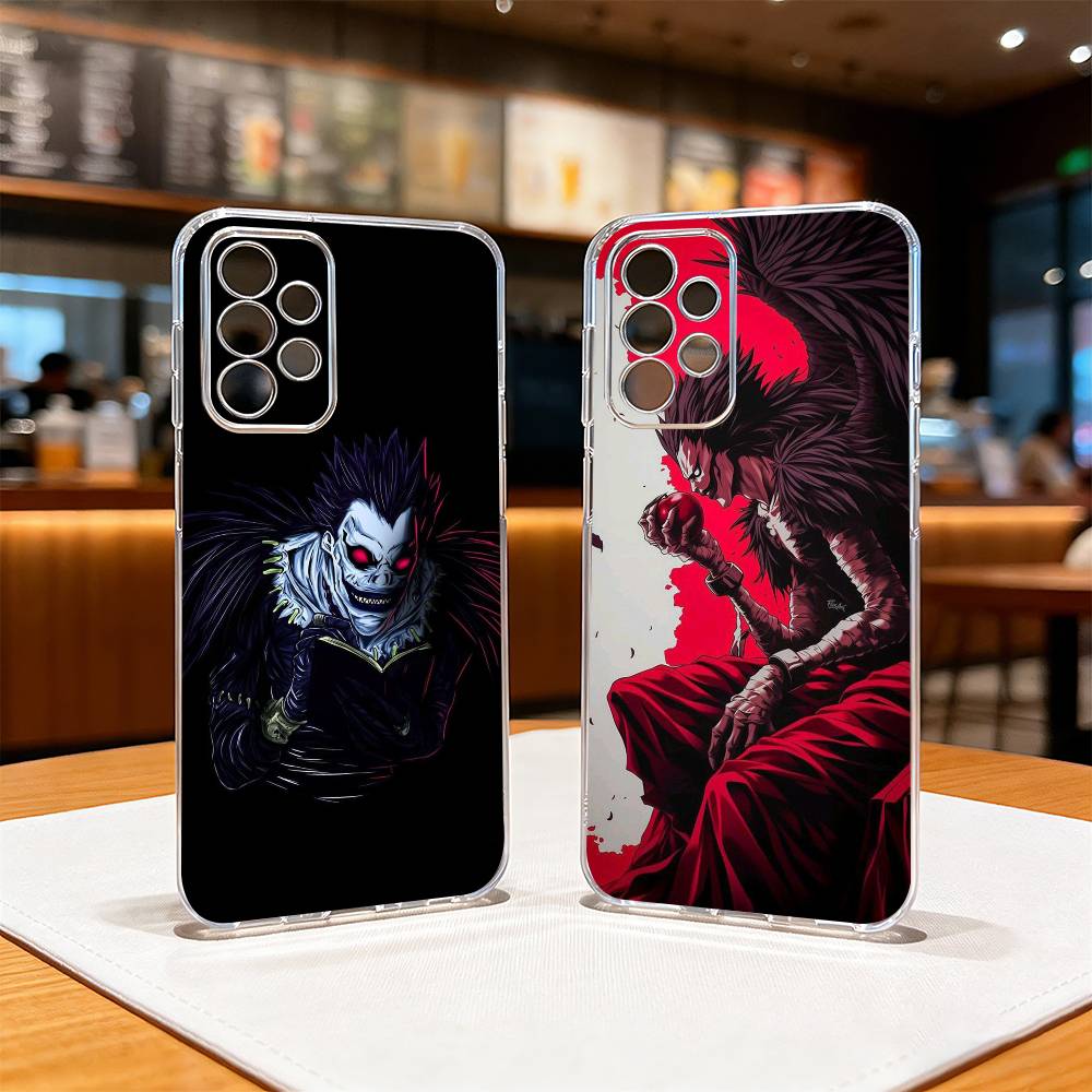 Death-h Note-eRyuk Phone Case For Samsung S25,S24,S21,S22,S23,S30,Ultra,S20,Plus,Fe Transparent Cover