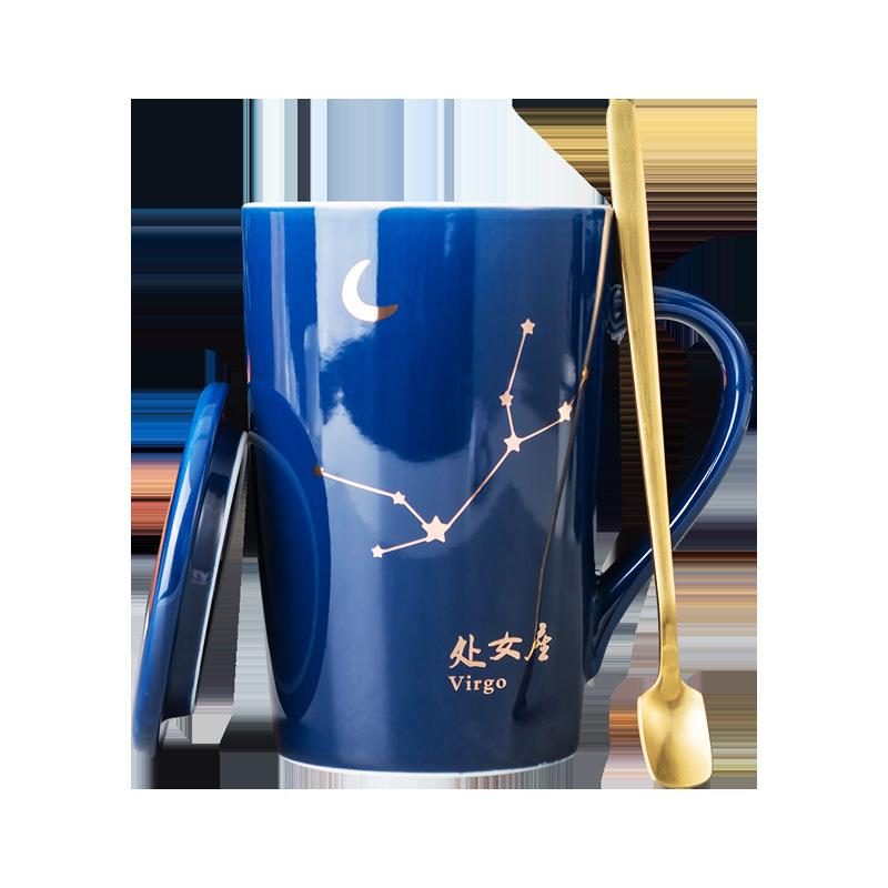 

Ceramic mug tea separation teacup creative gift couple milk coffee cup 301-400ml