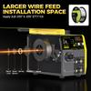 HAXIAOER MIG160 160A Gas Shielded MIG Welder 110V 4-in-1 Gas Gasless Flux Core Lift TIG Stick Digital Display IGBT