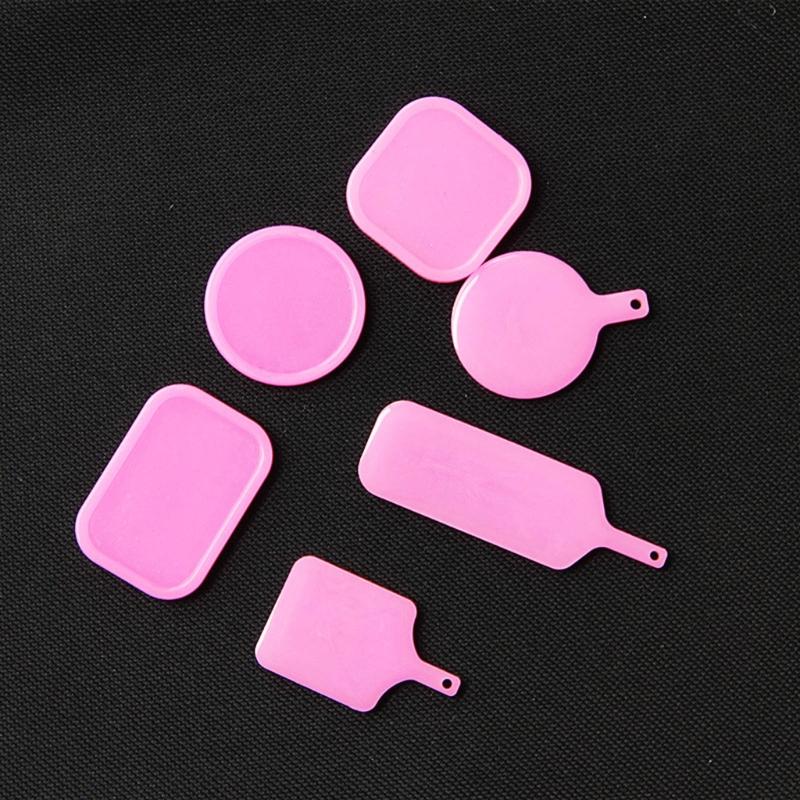 Mini tacka do zabawy jedzeniem Silikonowa forma do DIY Spersonalizowana okrągła breloczek Kolczyk Zawieszka Forma do jedzenia Napojów Biżuteria Narzędzie