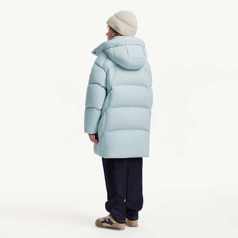 Tanboer Unisex Kids' Detachable Hood Mid-length Warm Down Jacket TC61530728