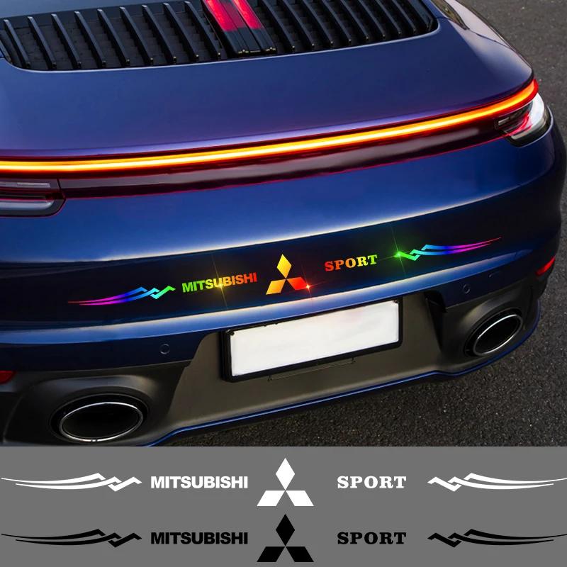 Laserové duhový Auto okenní grafika Body samolepka Autopříslušenství pro Mitsubishi Pajero Colt Delica Ralliart ASX