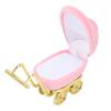 Baby Carriage Jewelry Box Personalized Jewelry Gift Organizer Earrings Necklace Packaging CasePink