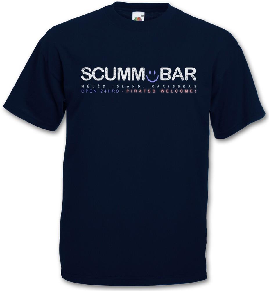 SCUMM BAR T-SHIRT The Secret of Monkey Island Adventure Game Escape From