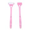 Aplicador de Loción para la Espalda Plegable con Mango Largo Rodillo Rascador de Espalda Portátil Rodillo de Aplicación de Protector Solar Autobrillantador Rosa