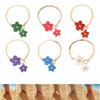 Stylish Flower Ankle Jewelry Secure Adjustable Closure Iron Chain for Casual Outfits Festivals Gifts for Lovers