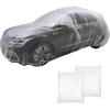 Modelo Mais Recente 2025 2 Peças Capa Descartável para Carro, 15,8'  24,6' Impermeável à Prova de Poeira Transparente Ca