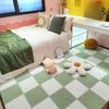 20 Pcs Plush Foam Interlocking Carpet Tiles Soft Shaggy Fluffy Floor Area Rugs Colorful Floor Protective Mats for Kids Room