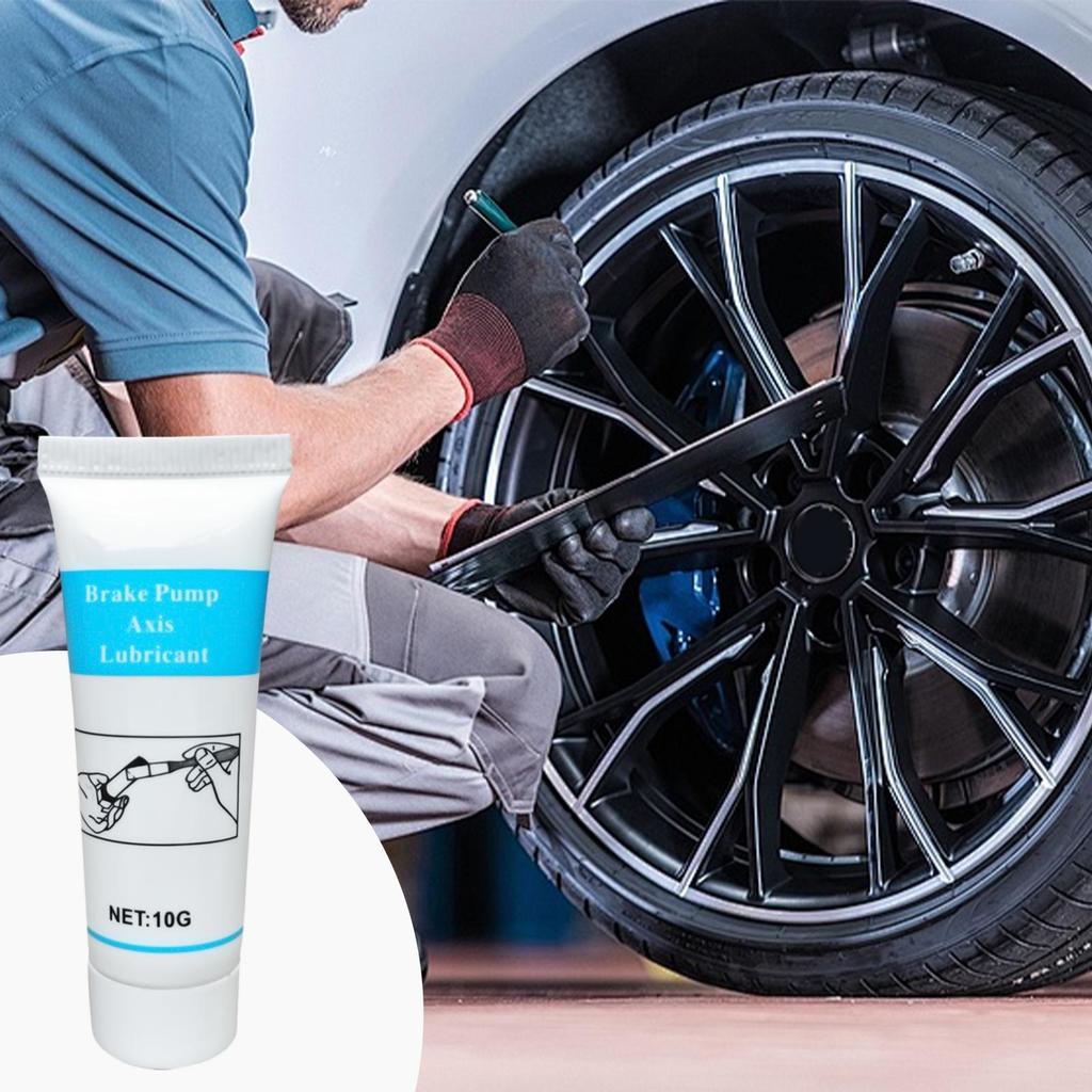 Brake Pad Lubricant Brake System Tube Lubricant Rust Protector Car Care Product 10g Heat Resistant Lubricant for Brake Pump