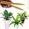 Leaf Cleaning Tongs,Plant Leaf Cleaning Tongs, Plant Leaf Cleaning Brush with Wood Handle, Leaf Cleaning Tool, Safely Removes Du