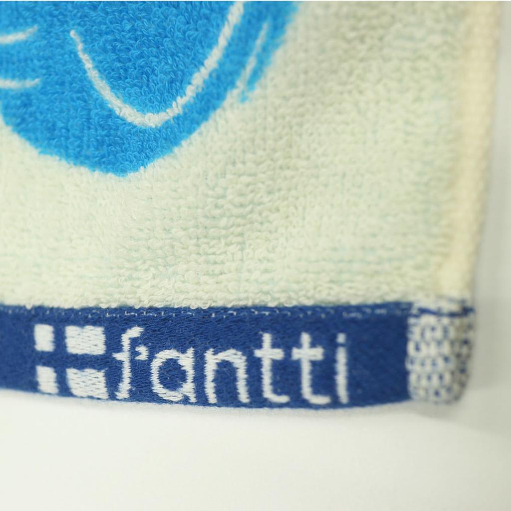 Marushin Fanti Colorful Character Face Antibacterial and Odor 0825000300 Towel, 100% Cotton, Resistant,
