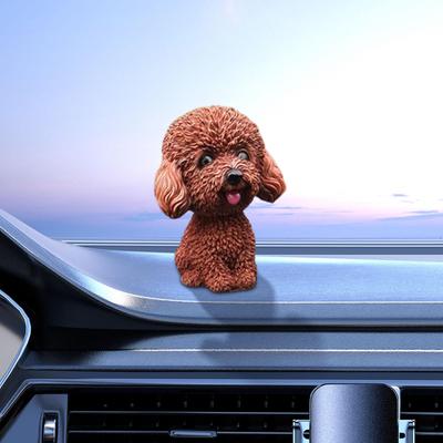 Car Dashboard Desktop Ornament Compact Crafts Cute Easy To Install Home Decoration Dog Ornaments