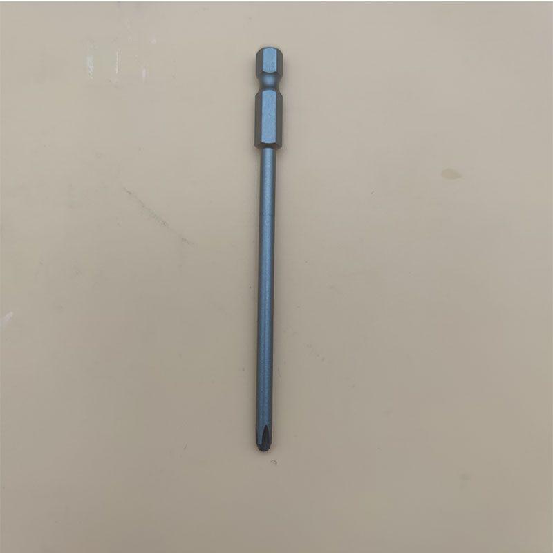 Strong Magnetic S2 Alloy Steel Phillips Screwdriver Bit, 1/4" Single-Head, Extended for Electric/Air Screwdrivers, Model PH012