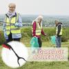 Pince à déchets à longue portée 30 cm Ramasseur d'ordures Ramasseur de détritus Poignée ergonomique Pour une utilisation à la maison, au jardin et en camping