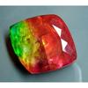 Beautiful Natural Opal-Like Organic Ammolite Bicolour 50 Ct Fancy Cut Gemstone