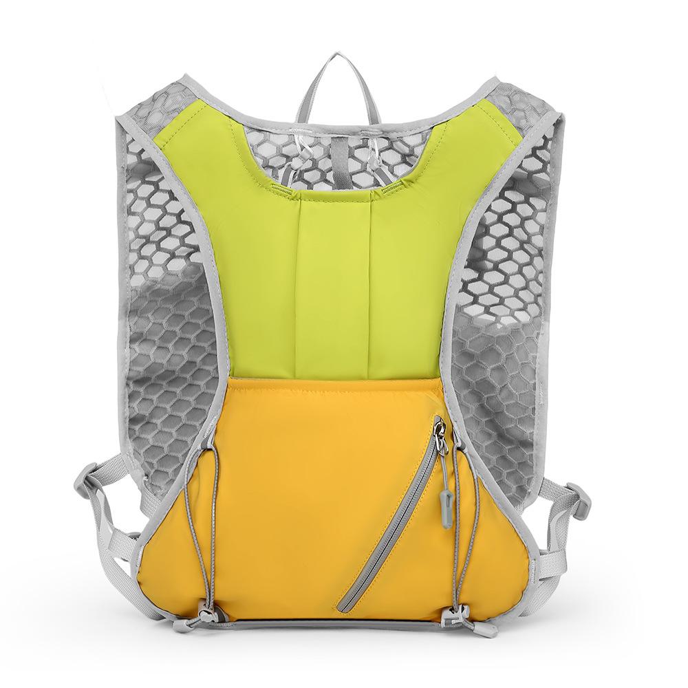 Bolsa de Ciclismo para Exteriores Mochila de Running Todoterreno Mochila con Bolsa de Agua Ligera Mochila de Maratón y Montañismo Transpirable para Hombre y Mujer