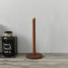 Drewniany pionowy uchwyt na papier w rolce Oszczędzający miejsce Stojak do zawieszania kubków Stojak do przechowywania chusteczek Użycie w kawiarni