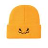 Halloween Embroidery Hat Funny Pumpkin Lantern Embroidery Knitted Hat Toddler Halloween Cartoon Wool Hat Pullover Hat
