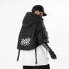 Techwear Stiliaus Hip Hop Trumpas Striukės Megztinis Vyriškas Punk Motociklininko Gobtuvas Daug Kišenių Jaqueta