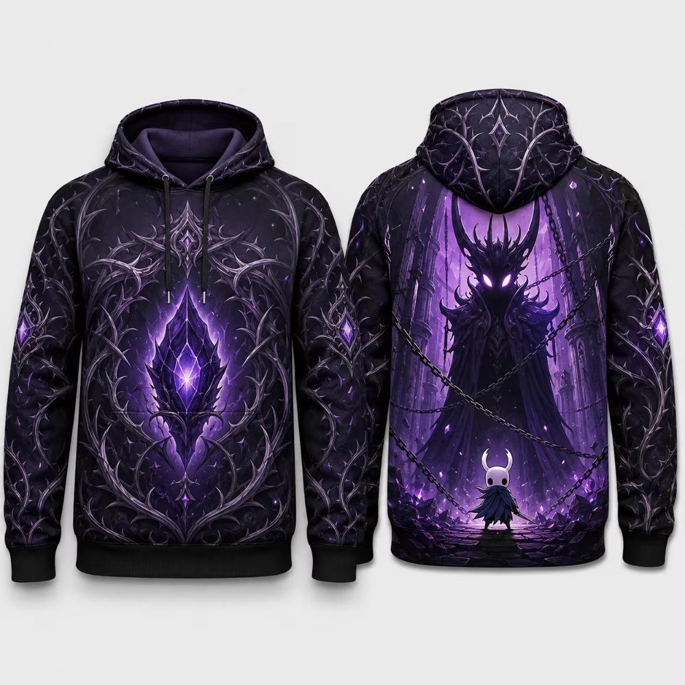 Mens Dark Fantasy Knight 3D Print Hoodie Polyester Pullover Long Sleeve Gamer Streetwear Autumn Winter Hoodie Men Sweatshirt Y2kUnisex Woman's