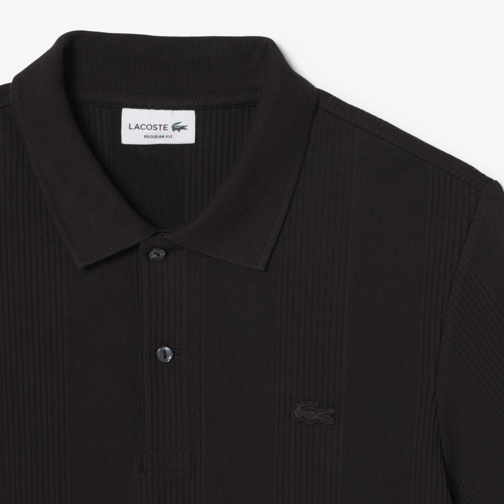 Lacoste Men's Ribbed Short-Sleeve Polo Shirt DH2195-56G3LA