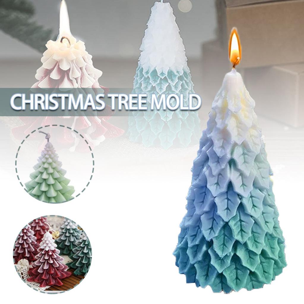 Stampi per candele a forma di albero di Natale 3D: creazione di
