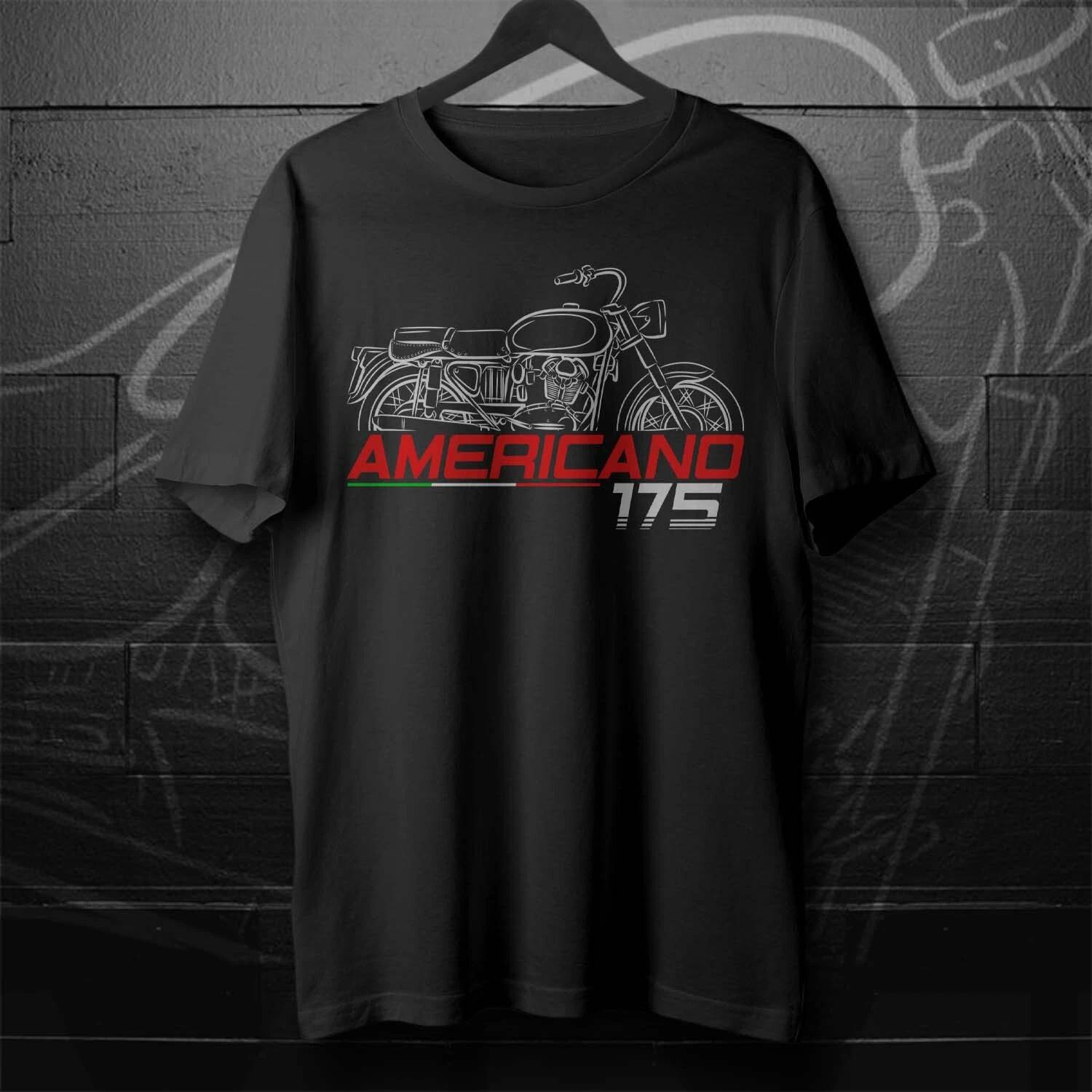 Men s and Women s T-shirts Ducati 175 Americano 1957-1960 - Motorcycle L