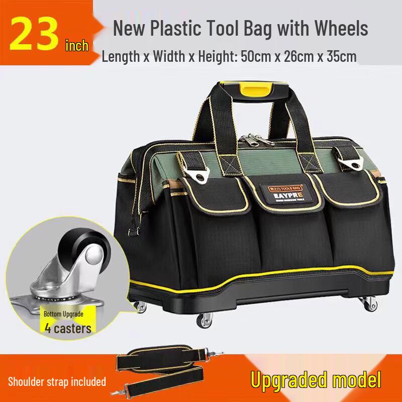 Paipu Shuo Heavy-Duty Rolling Tool Bag