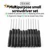 12pcs Cross Screwdriver 2mm Screwdriver Mobile Phone Disassembly Screw Batch Screw Driver Hand Tool Set Accessories