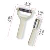 Kitchen Steel Vegetable Fruit Peeler Grater Food Presentation Hand Tool Veggie Processing Gadget for peeling sugarcane and bark