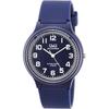 Citizen Q&Q Analog Solar Watch 10 ATM Water Resistant Lightweight Easy Read Dial Navy