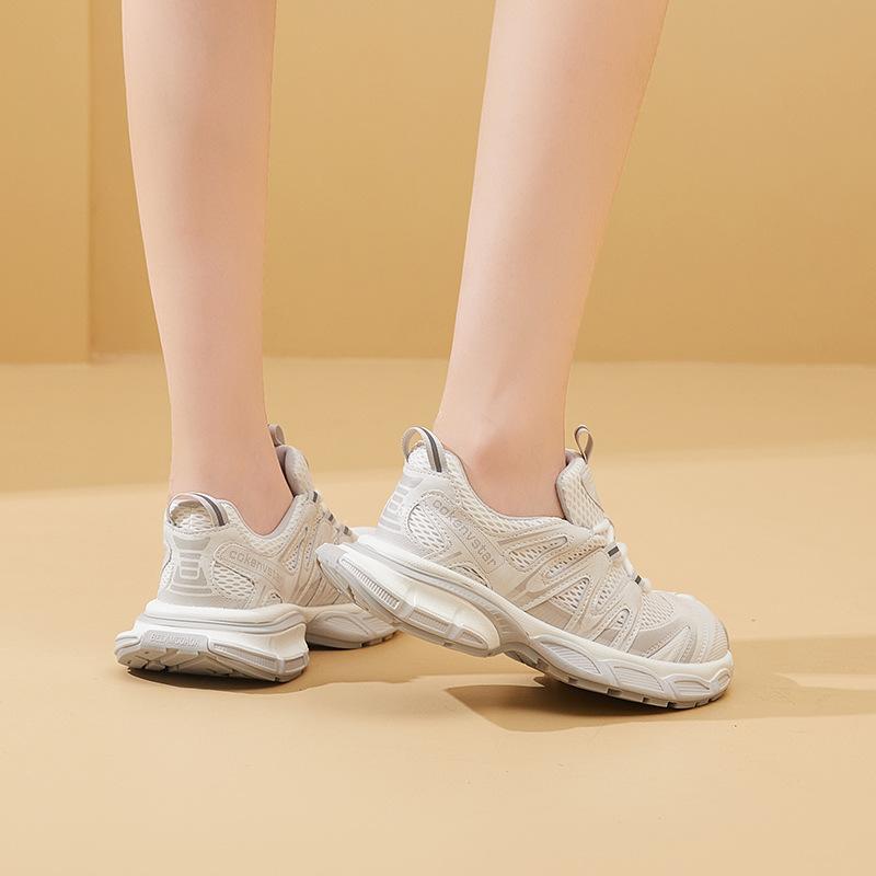 New Dad Shoes for Women Fashionable Thick-soled Sports Single Shoes