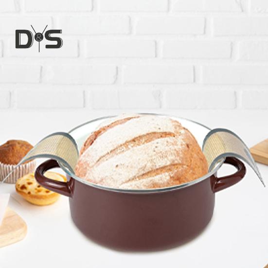 Hollanda Fırını için 2 Adet Silikon Ekmek Askısı Isıya Dayanıklı Ekmek Pişirme Matı Ekşi Mayayı Aktarmak İçin Uzun Saplı Yeniden Kullanılabilir Ekmek Askısı