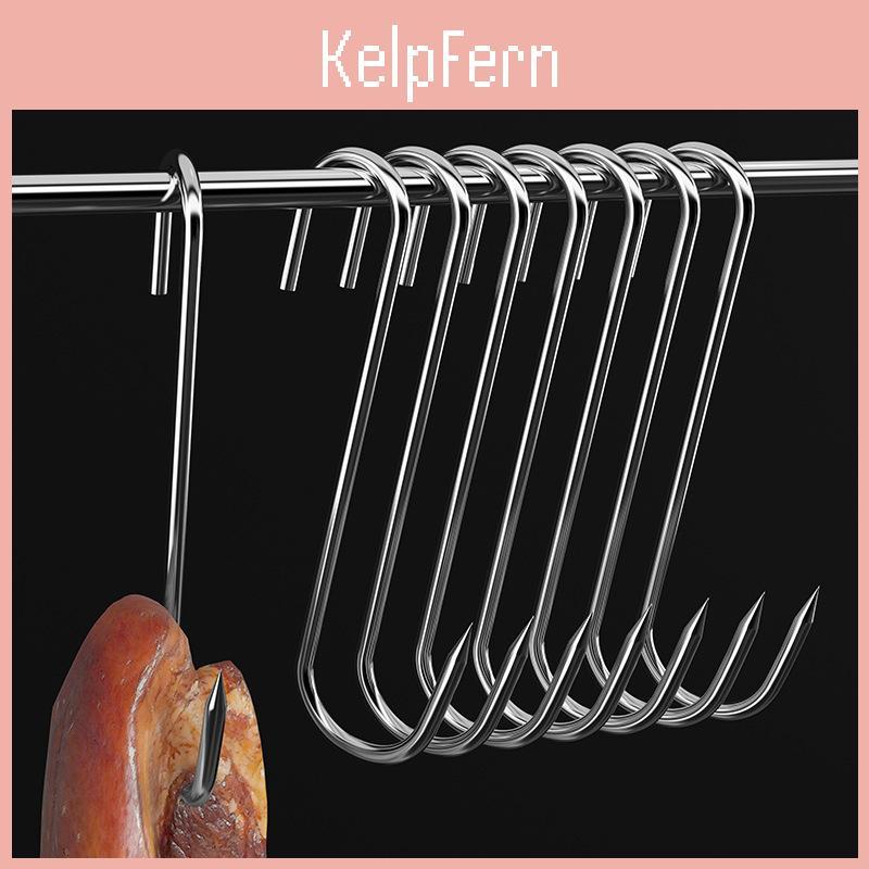 Stainless Steel Meat And Sausage Hooks Set For Kitchen Storage And Cooking