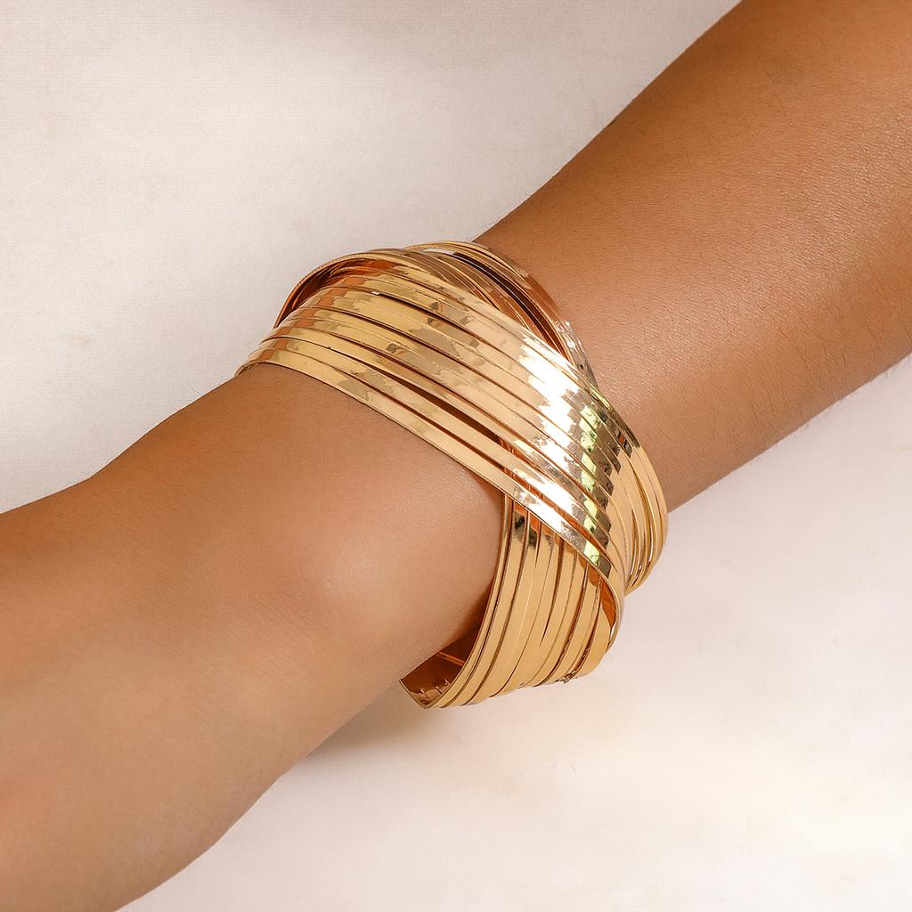Vysoce kvalitní gotický kříž Široký otevřený náramek pro ženy Výrazný těžkometalový náramek na ruku Pulseras Grunge šperky Steampunk Muži