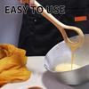 13 inch Sourdough Whisk Wooden Mixing Tool Portable Danish Dough Whisk  for Pizza Pastry
