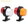 Heavy Duty Truck LED Side Marker Light Double Sided Amber Red Waterproof Lamp for Trailer RV Caravan Road Safety