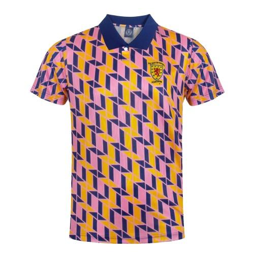 Scottish FA Mens 1990 Retro Polo Shirt