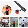 100Pcs Drip Emitters Adjustable 360 Degree Eight/Five Hole Water Flow Dripper for Drip Irrigation Emitters Greenhouse