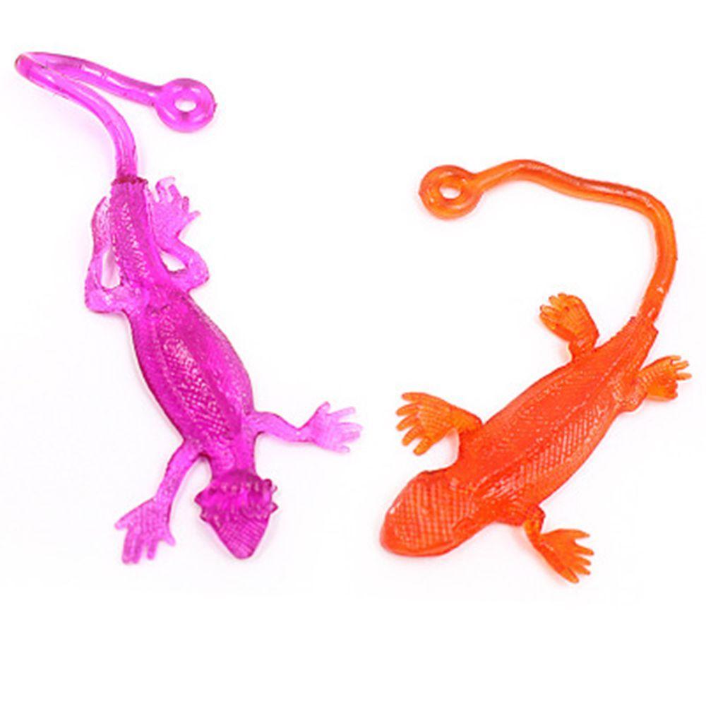 Elastic Retractable Gift Lizard Animals Viscous Lizard Gag Toy Gadgets Novelty Toy