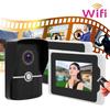 1080P Wifi Video Doorbell 7in TFT LCD Display 2 Monitors 110 Degrees  Wide Angle Waterproof Night Vision