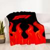 Coperta in Flanella Formula 1 Icona di Velocità - Morbida e Adatta per Divani, Letti, Uffici, Viaggi, Tutte le Stagioni, Ottimo Regalo per Feste e Compleanni.