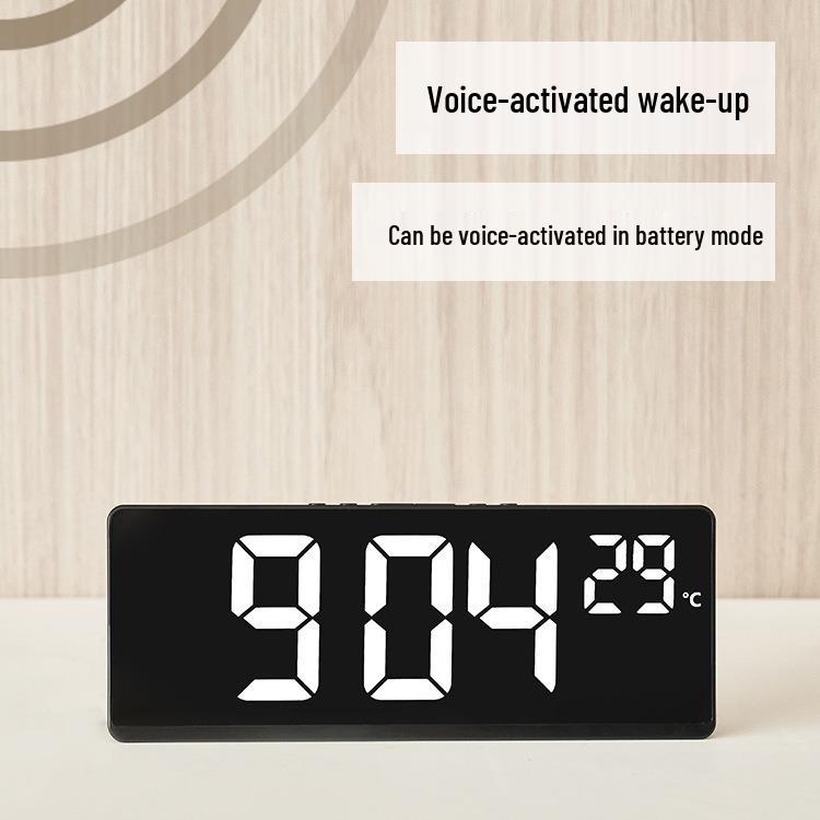 Multifunctional Large Screen Electronic Clock with Multiple Alarms for Students