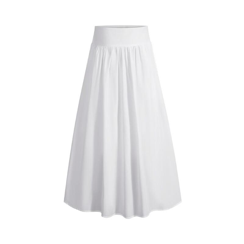 Navigare Women's Pleated A-Line Long Skirt