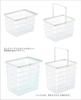Laundry Cart Basket Tower by Yamazaki set in with Slim perfect for laundry and + Set, Series, Jitsugyo, 2-tier, 3-piece black, casters. design,