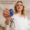 Fluier localizator chei cu senzor audio Găsire ușoară a cheilor Echipament anti-pierdere Duritate ridicată Lumină de noapte Localizator chei