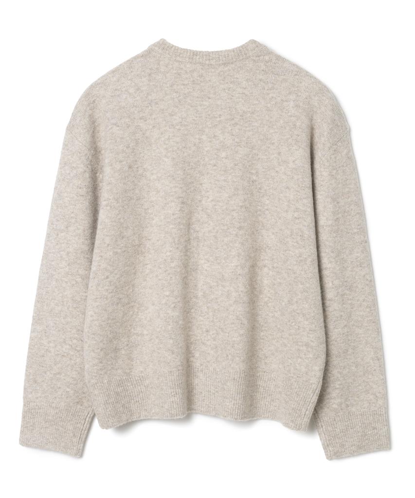 Millo Archive Crop Move Cardigan [White Melange] (B Type)