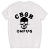 CBGB OMFUG T-shirt Punk Rock CBs Underground Tee Adult Mens Summer Style Cotton T Shirt S-5xl Black New
